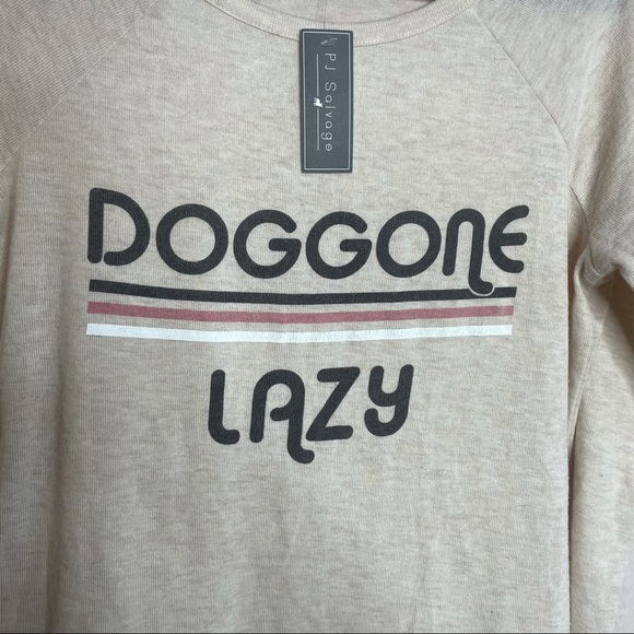 P.J. Salvage "Doggone Lazy" Sweater- NWT - Medium - Picture 3 of 7
